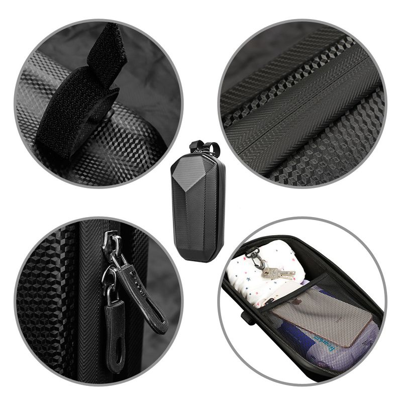 Bolsa para manillar de bicicleta DTUCYCLE, resistente al agua, de EVA, para patinete eléctrico de montaña_voghion.com