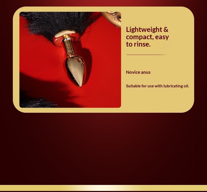 LuvBox SM Fox Sex Toys Expansion Rabbit Tail Anal Plug Punishment Training Back Chamber Props Dropshipping_voghion.com