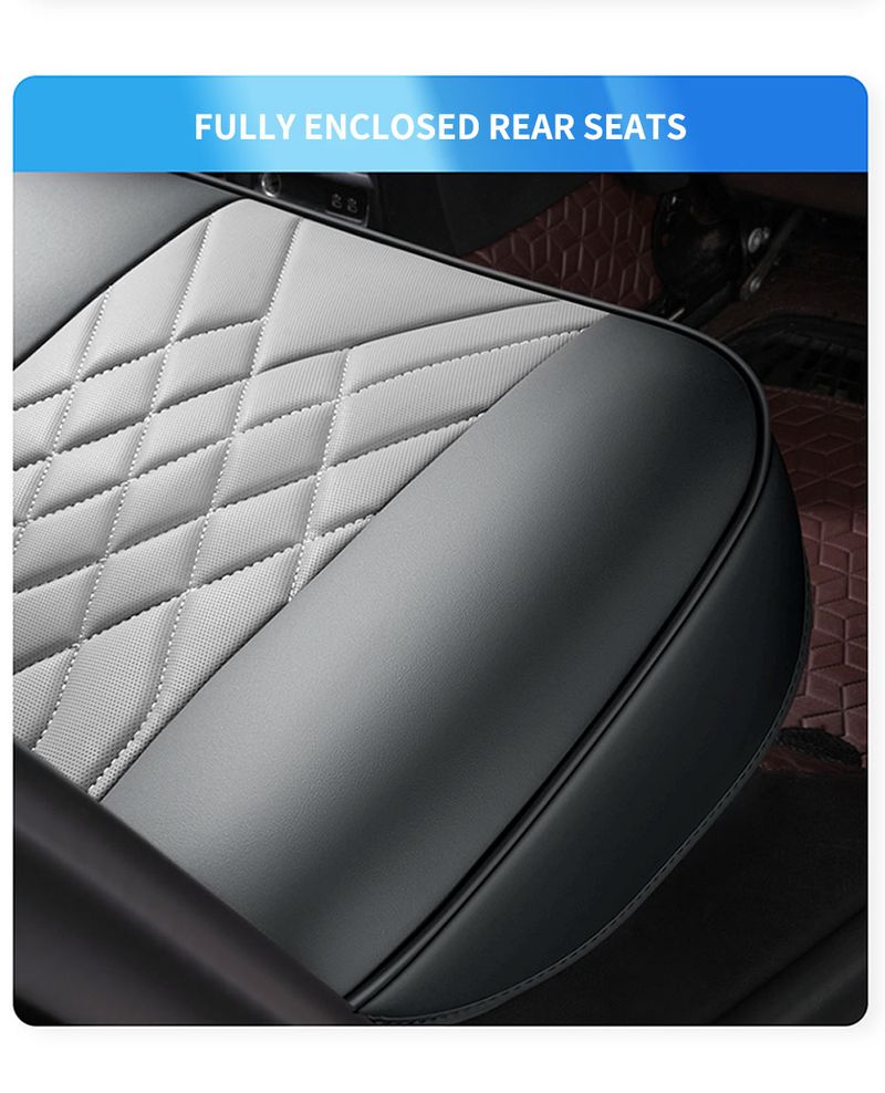 SEAMETAL Car Cover Full-Wrapped Cushion Wear-Resistant Anti Scratch Auto Seat Protector Universal For Sedan Suv_voghion.com