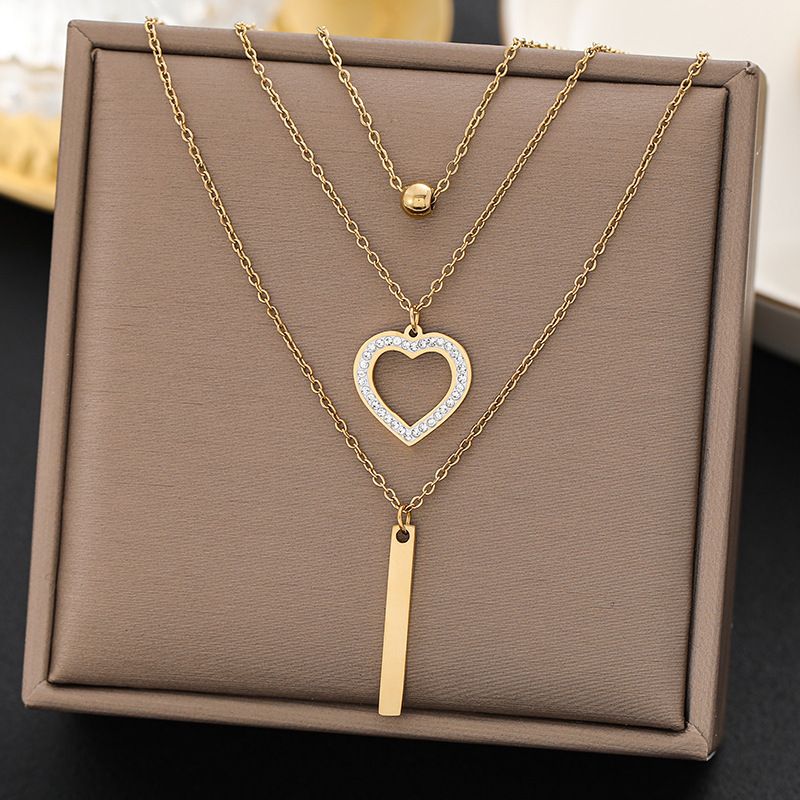 Collier Meichen Fashion en acier titane, résistant à la décoloration, élégant et polyvalent._voghion.com