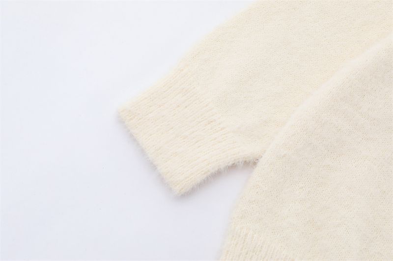 Men's Clothing Men's Letter Crewneck Casual Sweater Street Trend Loose Long-sleeved Pullover Sweater Base Line_voghion.com