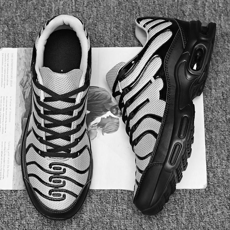 Men's Cushion Fly Woven Breathable Sports Outdoor Casual Lightweight Comfortable Running Shoes_voghion.com