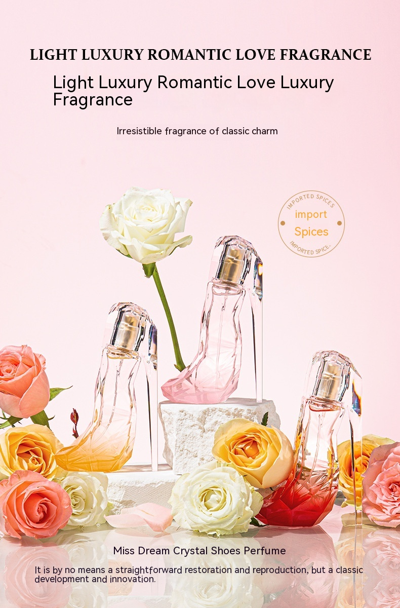 Ny parfym Intressant Miss Dream Crystal Shoes Parfym Blomma och frukt Doft Fräsch och bestående Lätt doft för kvinnor Audis Parfym_voghion.com
