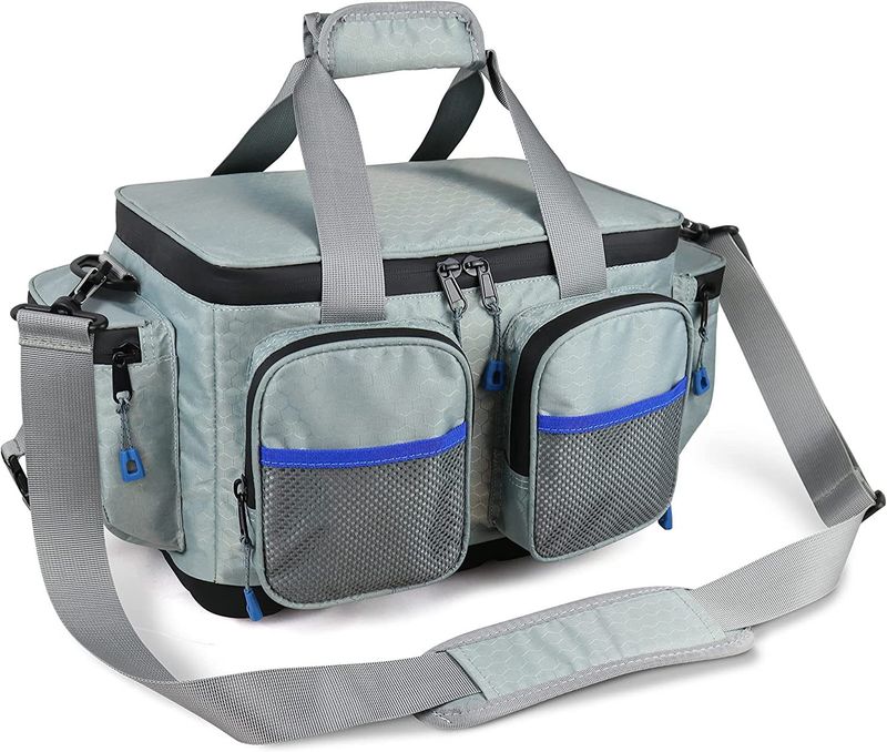 Ny mjuk fiskeväska med spöställ Fiskeväska för förvaring av fiskespö Bärbar förvaringsväska för fiskespö_voghion.com