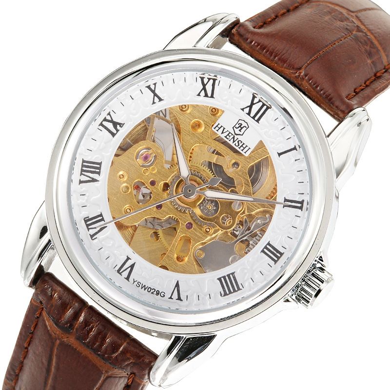 New Fashion Trend Men's Double sided Hollow Fully Automatic Mechanical Watch_voghion.com