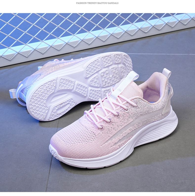 chaussures pour femmes chaussures de sport pour femmes respirantes tendance chaussures simples chaudes coeur loisirs printemps nouveau style perméable à la lumière_voghion.com