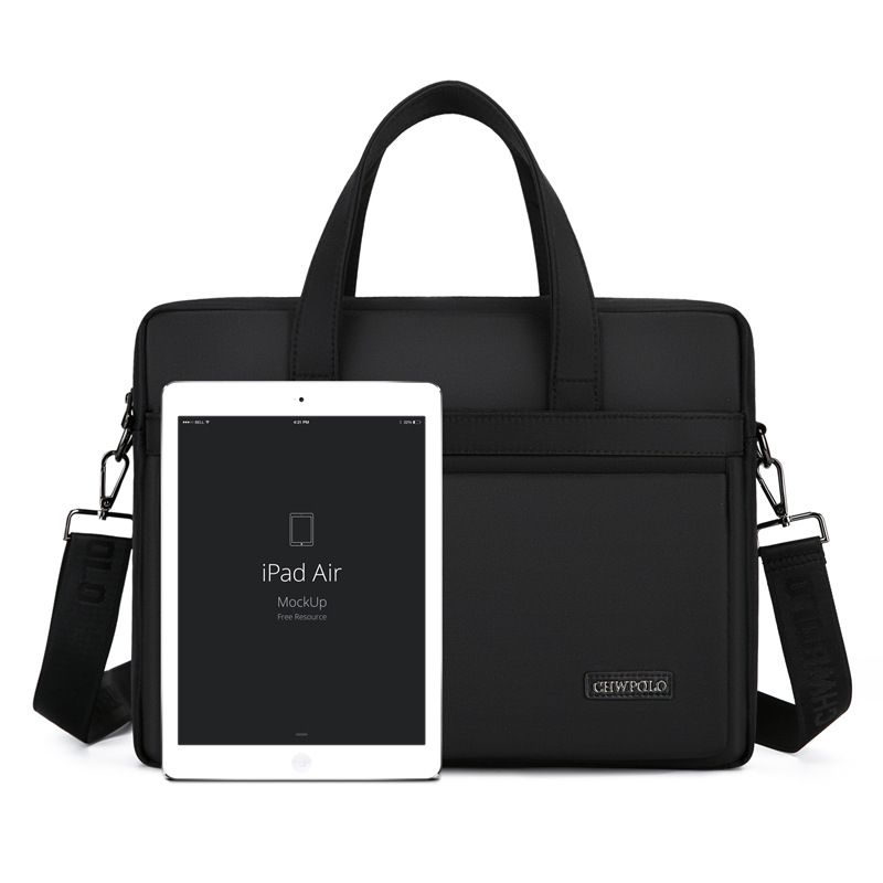 Super Power Paul Men's Handbag Large Capacity Business Briefcase Full Oxford Canvas A4 Document Computer Bag_voghion.com