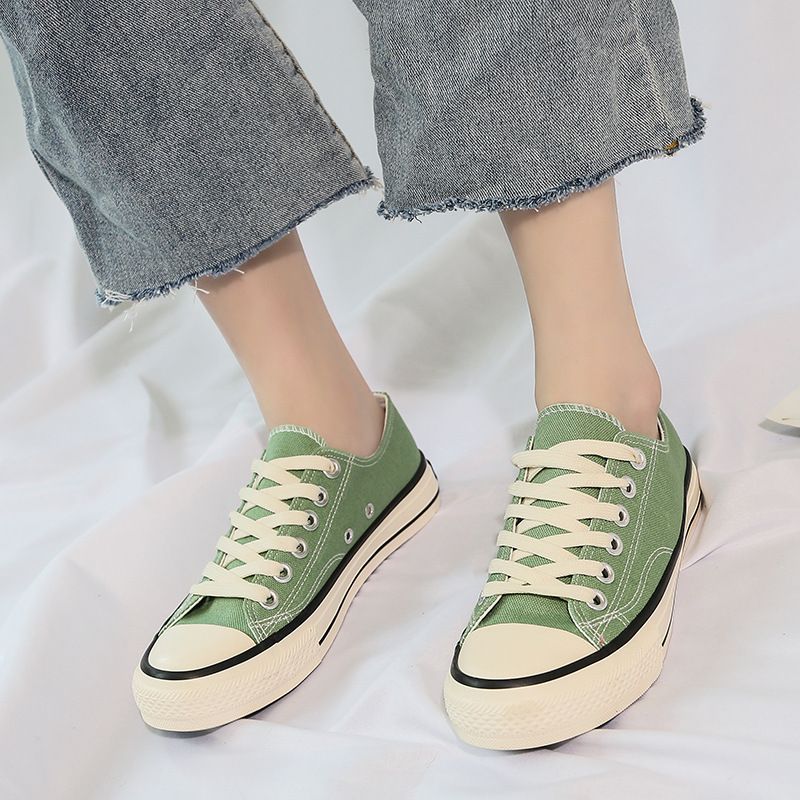 Canvas Schuhe modische und vielseitige Frauen Low Top Paar 2024 neue koreanische Version klassische Männer_voghion.com