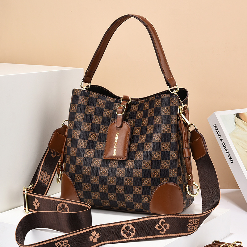 Borsa a secchiello per donna 2025, nuova borsa a mano di alta qualità, grande capacità, versatile, tracolla, borsa da donna alla moda_voghion.com