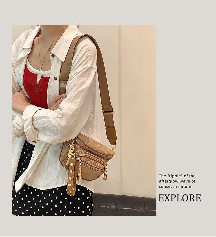 Neue modische und vielseitige gewebte Umhängetasche für Damen, Brusttasche, heißer Verkauf, Freizeittasche_voghion.com