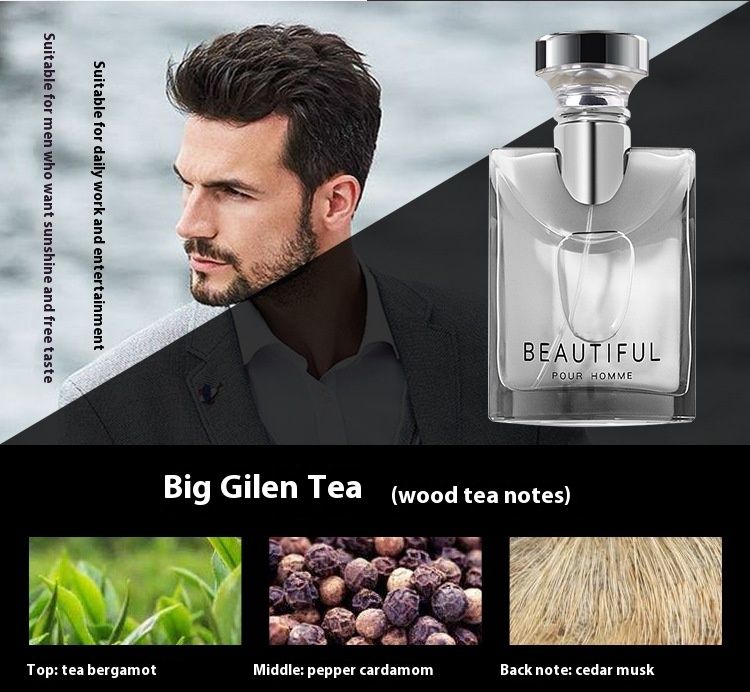 Parfum pentru bărbați Small Town Yixiang Darjeeling Tea, proaspăt și de lungă durată, ceai albastru Gulong, apă de toaletă, parfum pentru întâlniri cuplu, capacitate mare, 100 ml_voghion.com