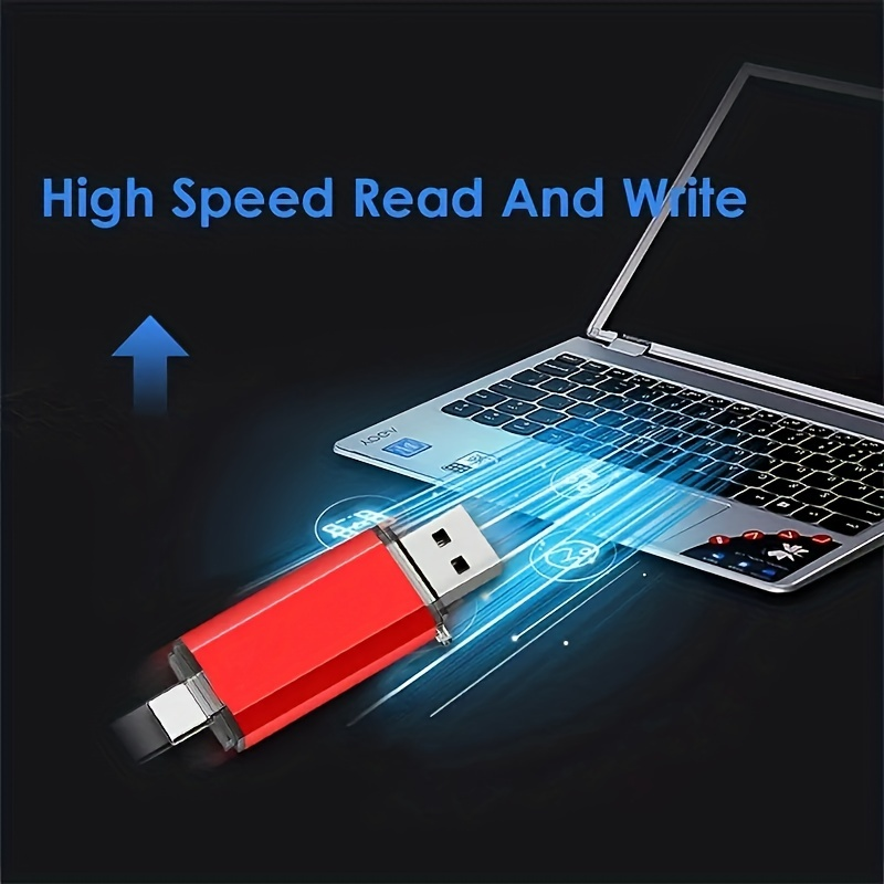 64GB 128GB USB Type C Flash Drive - High Speed & Real Capacity For OTG Devices_voghion.com
