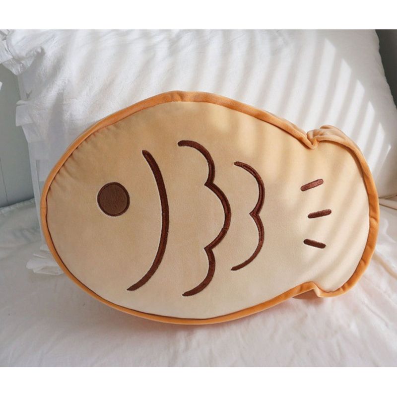 Creative Cartoon Cute Taiko Fish Plush Home Decoration Sofa Cushion Pillow_voghion.com