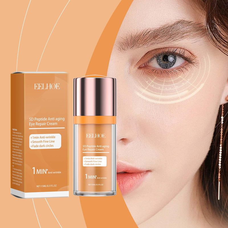 EELHOE 5d Peptide Eye Repair Cream Moisturizing And Smoothing Fine Lines Around Eyes And Firming Repair Eye Cream_voghion.com
