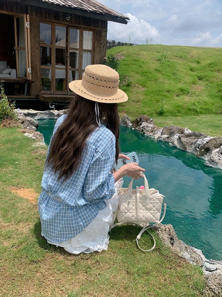 Women's Stylish Small Square Crossbody Bag With Quilted Pattern, Soft PU Leather, Zip Closure, Compact Daily Use Fashionable Versatile Crossbody Bag_voghion.com