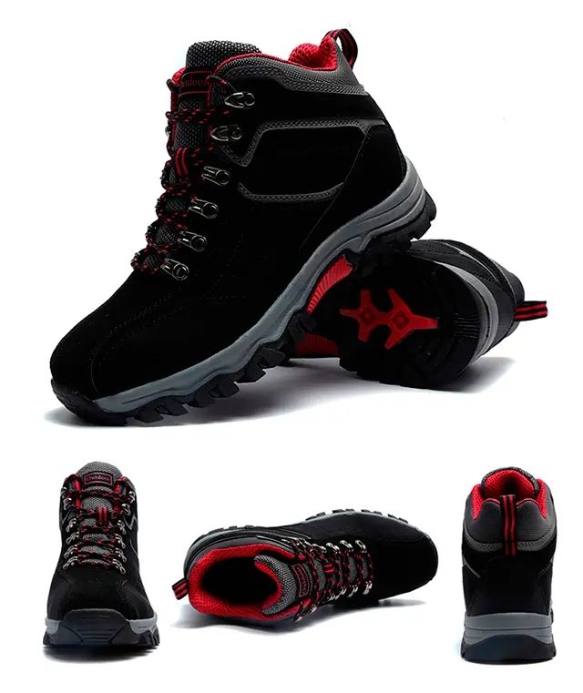 High-top Boots Men Shoes Comfortable Casual Warm Outdoor Hiking Shoes Men Soft Breathable Durable Ankle Boots Men_voghion.com