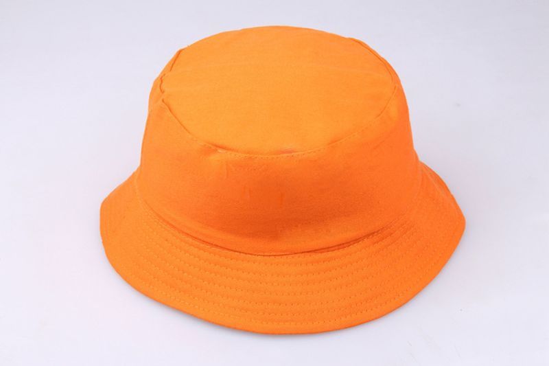 Unisex Personalized Fisherman Basin Fashion Flat Visor Sun Block Pure Cotton Round Hat_voghion.com