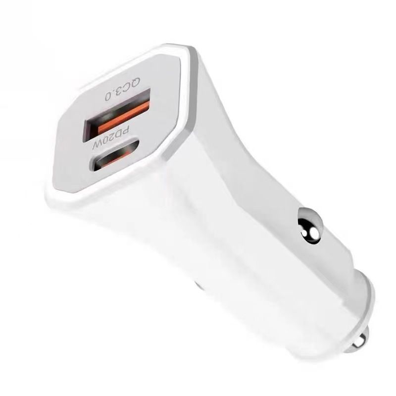 Music Festival  38W QC3.0+PD dual line fast charging mobile phone Type-C charger car cigarette lighter_voghion.com