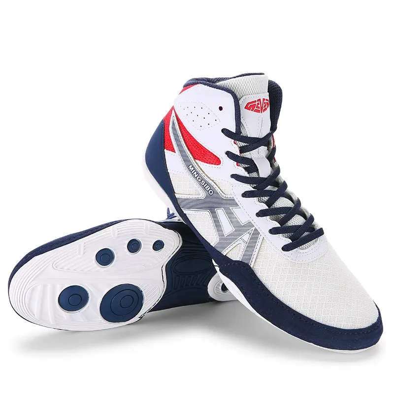 Chaussures de lutte pour hommes, bottes de boxe légères et professionnelles, baskets originales, confortables et de marque_voghion.com