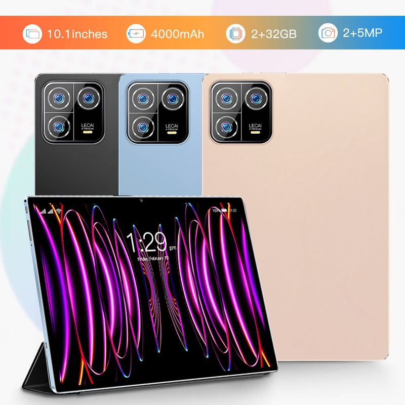 Pad6Max 10.1" Android Tablet With 3G Call, 32GB Storage, Dual SIM, IPS Screen, Bluetooth, GPS – 7-9H Battery, EU/US/AU/UK Plug_voghion.com