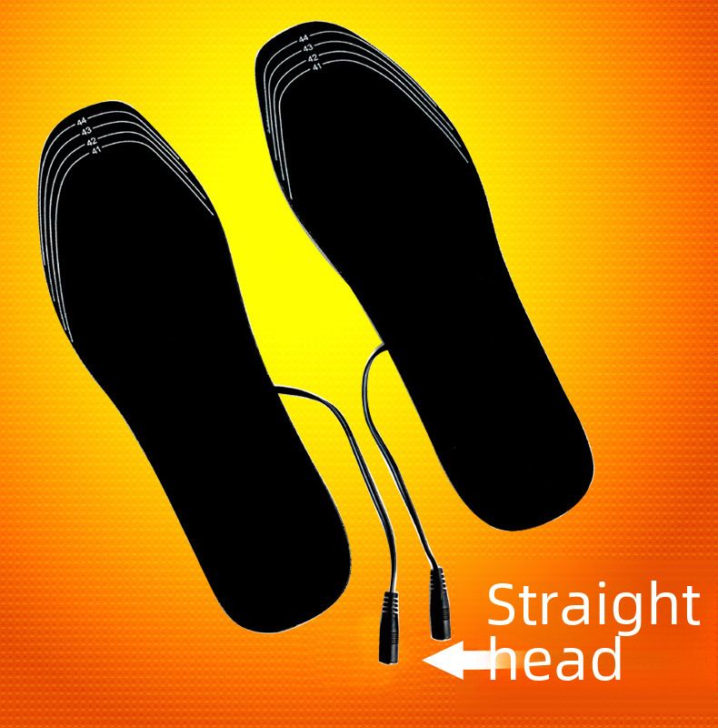 USB heating insole electric heating foot warmer rechargeable heating washable size cutting factory direct sales_voghion.com