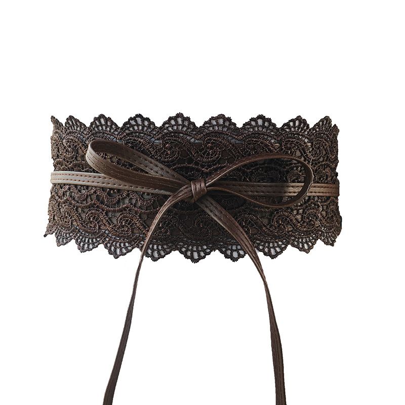 Cintura decorativa in vita per gonna da donna con bordo in pizzo extra dolce e largo_voghion.com