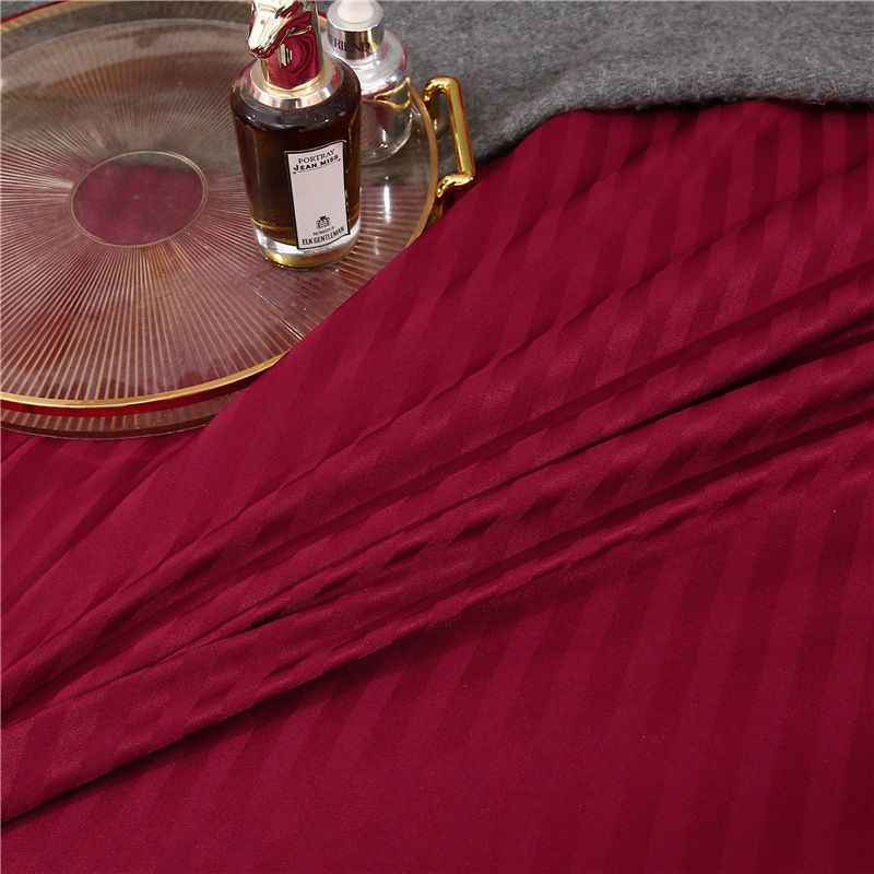 Jacquard-Satin-Bettbezug-Set, luxuriöse 3-teilige Bettwäsche, Kissenbezüge inklusive, knitterfrei, weich_voghion.com