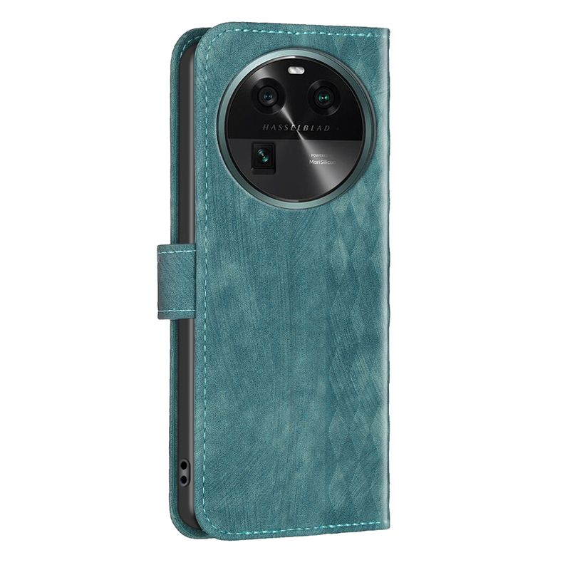 Business-Geldbörse mit Magnetschnalle, Flip-Leder für Oppo Reno 7Z A94 A54 A16 A16S A54S A55 A53S 5G A74 4G Hülle_voghion.com