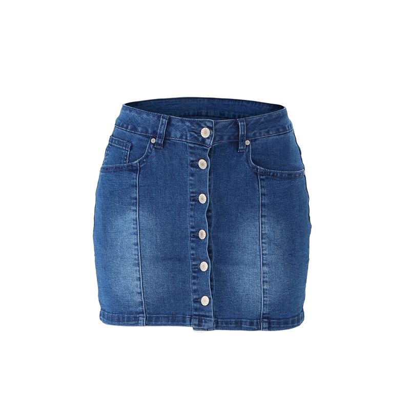 Falda de mujer de talla grande con estampado de cadera_voghion.com