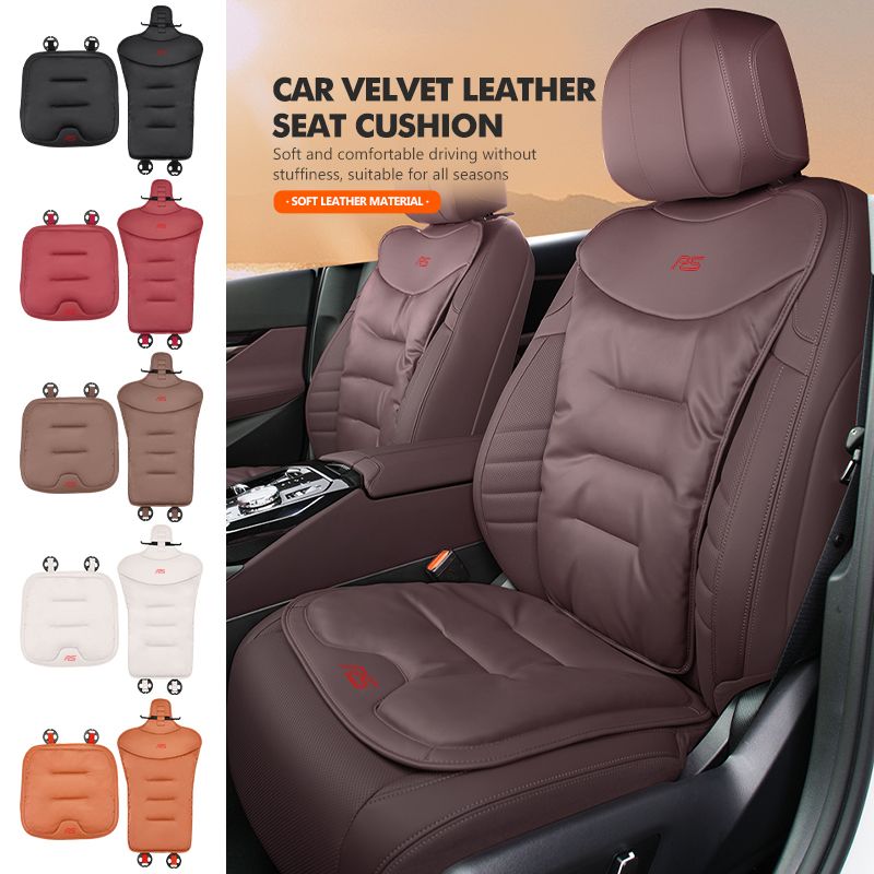 For Audi Car Front Rear Seat Breathable Velour Leather Cushion Pad S Line Quattro A1 A3 A4 A5 A6 A7 A8 Q2 Q3 Q5 Q7 Q8_voghion.com