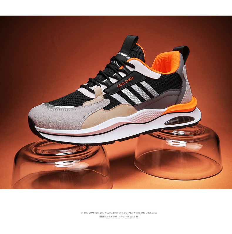 Herren Sommer 2024 neue Mesh trendige Teenager und Studenten, höhenverstellbare atmungsaktive Freizeitsportschuhe für Männer_voghion.com