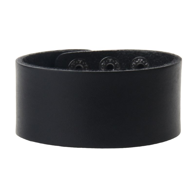 Bracciale rigido hip hop punk da strada, accessorio di moda semplice e ampio da uomo_voghion.com