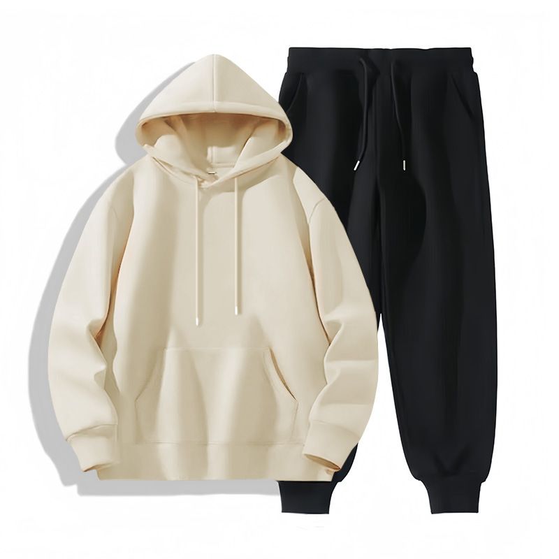 Unisex Heavyweight Hooded Sweatshirt - Oversized Fleece-gevoerde Trui voor Heren & Dames, Winter & Herfst Streetwear_voghion.com