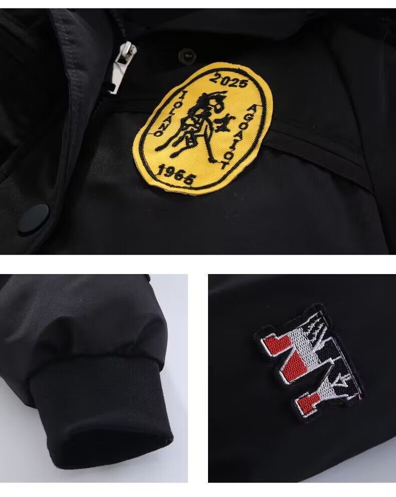 Winter New Style Boy Down Baumwollmantel im koreanischen Stil mittlerer und großer Kinderkinder verdickter großer Pelzkragen mittlerer und langer Baumwollmantel_voghion.com