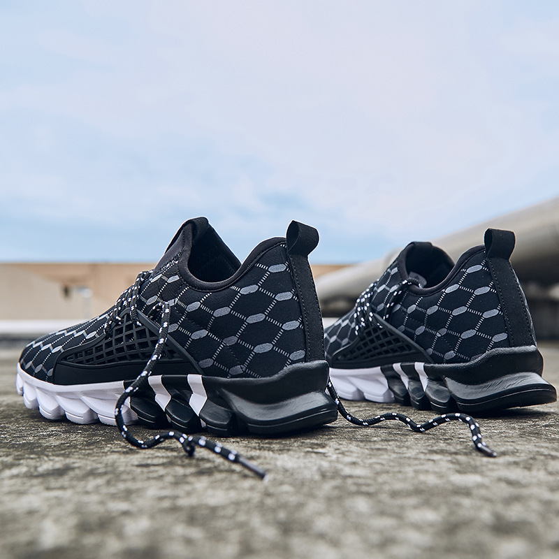 Scarpe da tennis Scarpe da basket Scarpe da ginnastica Tessuto sintetico Assorbimento degli urti Scarpe da ginnastica durevoli e traspiranti_voghion.com