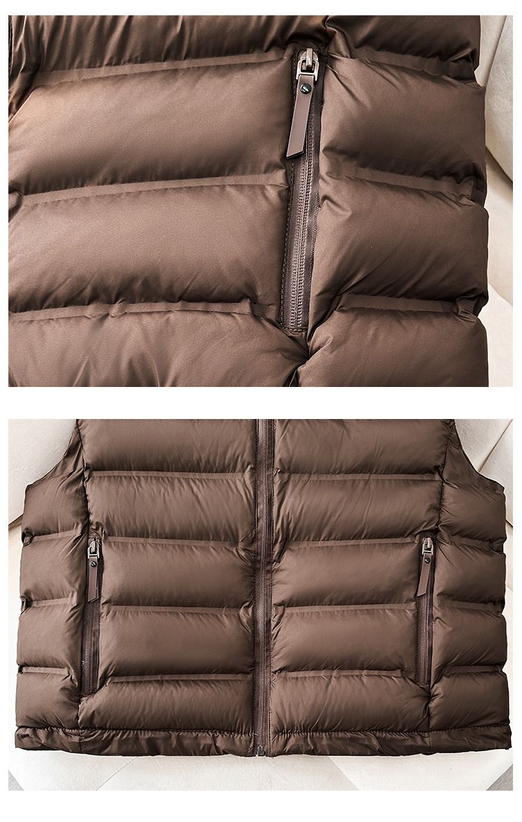 Leichte, gesteppte Pufferweste für Damen mit Stehkragen, lässige, ärmellose Slim-Fit-Jacke für das ganzjährige Layering_voghion.com