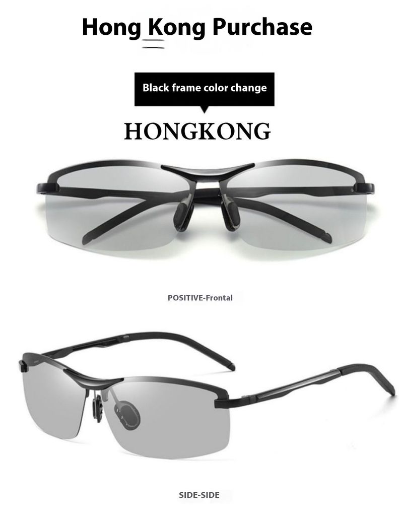 Polariserade nattseende solglasögon för män antireflexglasögon med nattbländning_voghion.com