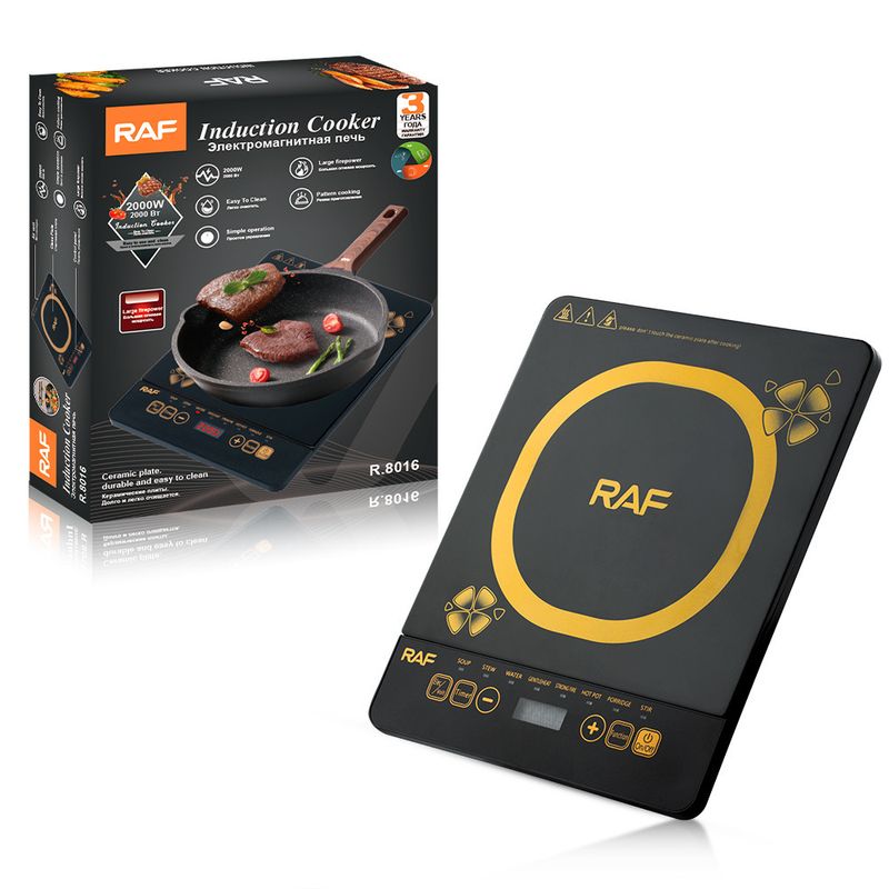 Ceramic Electric Hob, 2000W Induction Cooker For Hot Pot & Stir-Frying, Desktop Stove, EU Standard_voghion.com