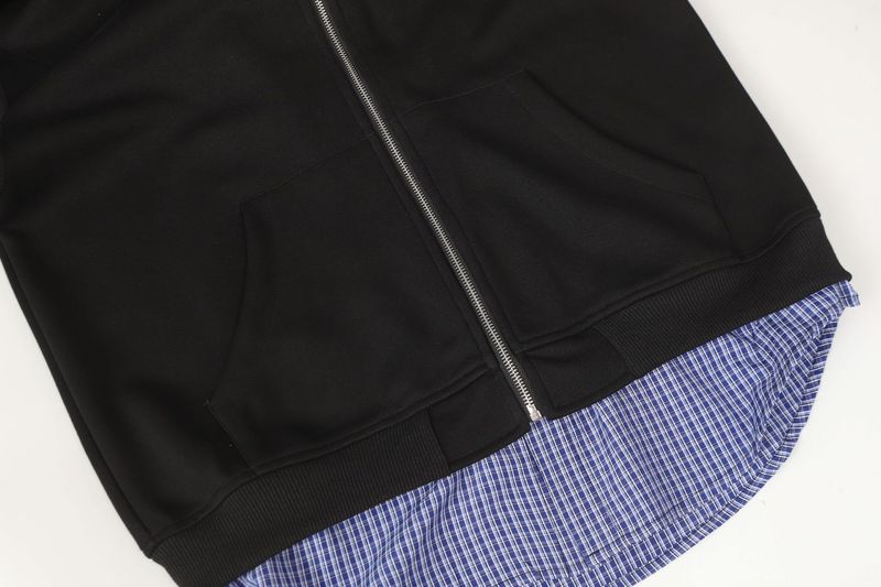 Eon Modish 25 Autunno Nuovo Stile Americano Felpa con Cappuccio Giacca Due Pezzi_voghion.com