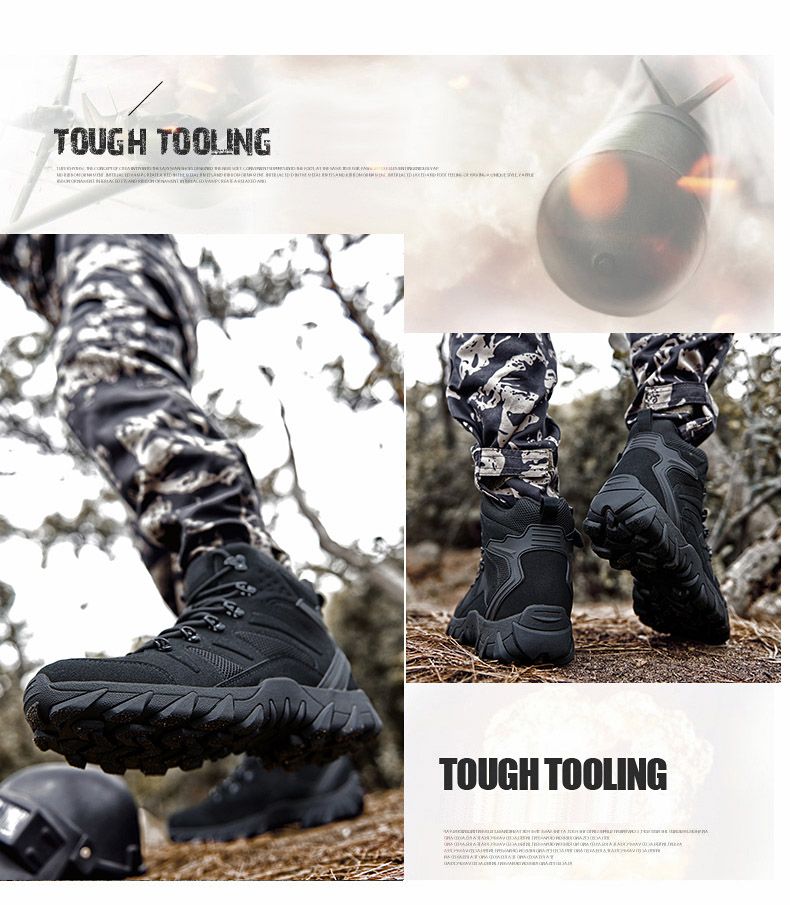 Verbesserte Taktik Kampftraining Stiefel Männer Outdoor Camping Anti-Verschleiß Rapid Response Wanderschuhe Angeln Jagd Turnschuhe Männer_voghion.com