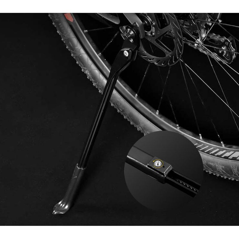 Fahrrad-Fußstütze aus Aluminiumlegierung, Teleskophalterung für die Straße, Zubehör für das Reiten im Freien, Parkständer für Mountainbikes_voghion.com