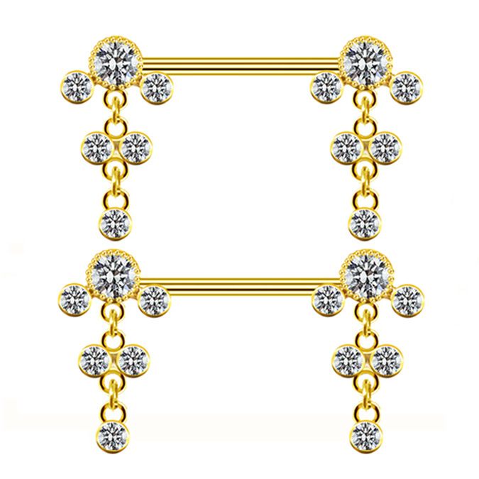Anello capezzolo a forma di serpente Anello capezzolo a forma di arco Anello capezzolo a forma di freccia con cuore Anello capezzolo a forma di goccia di unghia al seno_voghion.com