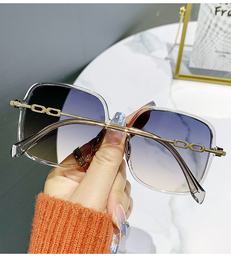 Occhiali da sole da donna alla moda, nudi, personalizzati, alla moda, snellenti, resistenti ai raggi UV, con montatura grande_voghion.com