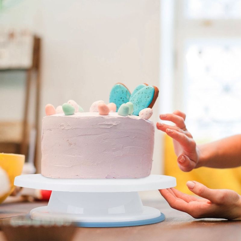 Kit Cake Cake Rotating Table Baking Base Stand Supplies Drating 108Pcs Turntable Tools 11in Cake Revolving_voghion.com