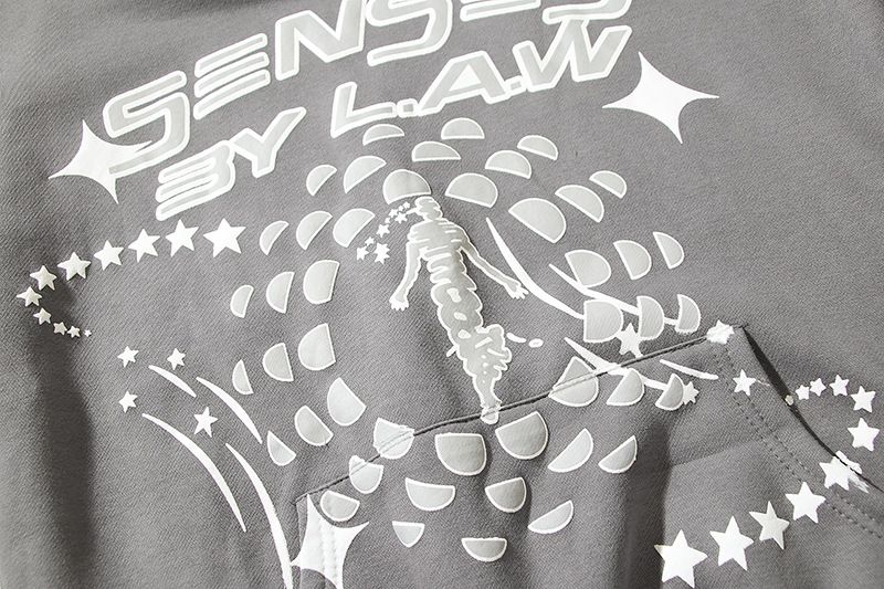 Sweat à capuche imprimé rétro do old star pour hommes, ample et décontracté_voghion.com