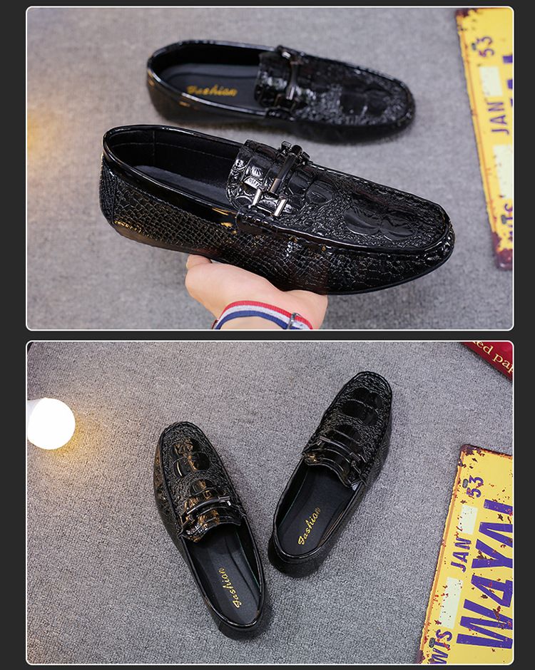SHLIANG Fashion Men's Slip-On Flat Bottom Casual Loafers Soft Bottom Comfortable Durable Polyurethane Upper Flats X0031_voghion.com