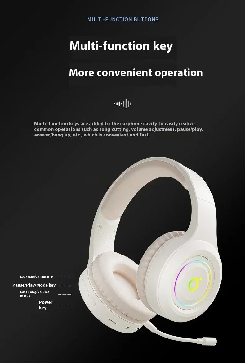 X12 Headset für Gaming, Audio und Video, intelligenter Dual-Modus, 600-mAh-Lithium-Akku mit hoher Kapazität, leichtes Design_voghion.com