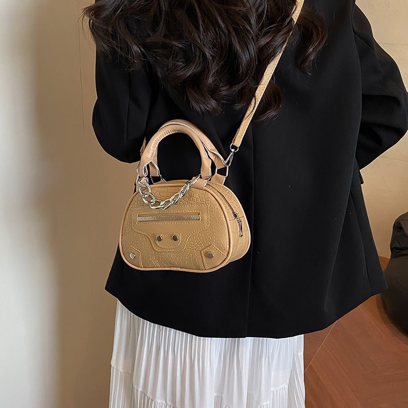 Borsa a mano di alta qualità per donna, nuova tendenza 2025, versatile, a tracolla, piccola borsa rotonda da pendolare_voghion.com