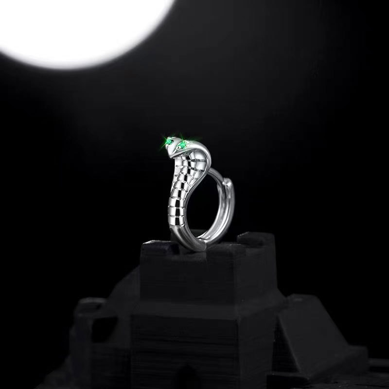 Náušnice Wind Cobra pro muže, americké ušní přezky, dámské personalizované seniorské náušnice, hip hopové ušní šperky, nový trend_voghion.com