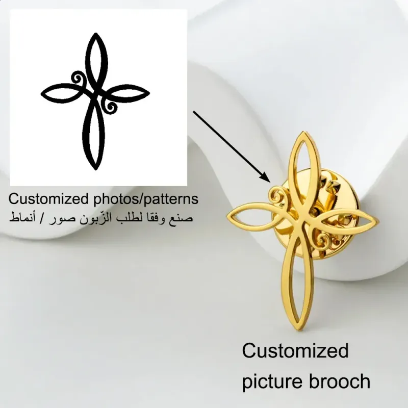 YHLISO Spilla con stemma personalizzato, spilla con nome, spilla con stemma, spilla con logo ..._voghion.com